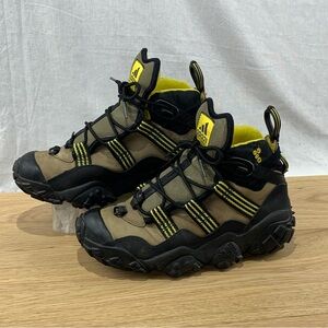 Vintage 90’s Adidas EQT Katmai Trail Shoes Brown Black Yellow Men’s Size 8.5